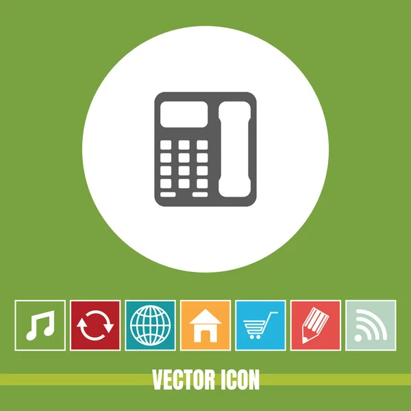 Very Useful Vector Icon Telephone Bonus Icons Very Useful Mobile — Stock Vector