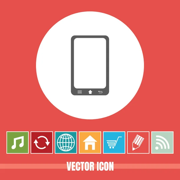Sehr Nützliches Vektor Symbol Des Mobiltelefons Mit Bonussymbolen Sehr Nützlich — Stockvektor