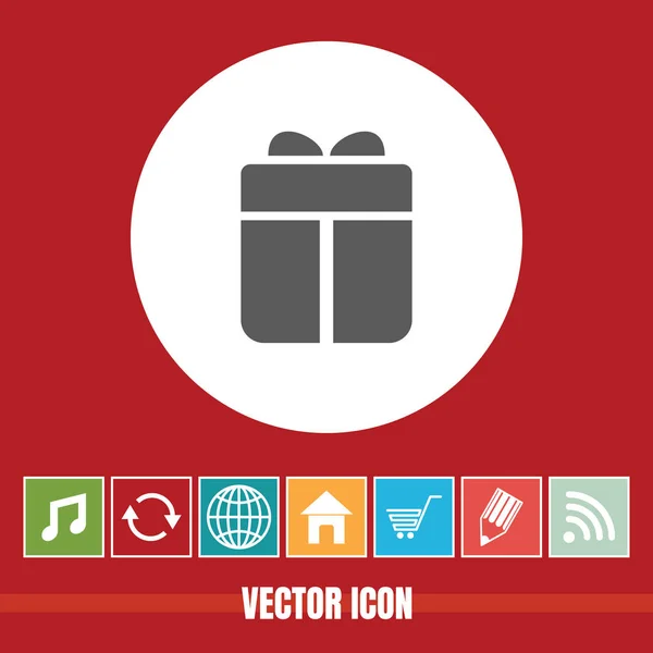 Sehr Nützliches Vektor Symbol Der Geschenkbox Mit Bonussymbolen Sehr Nützlich — Stockvektor