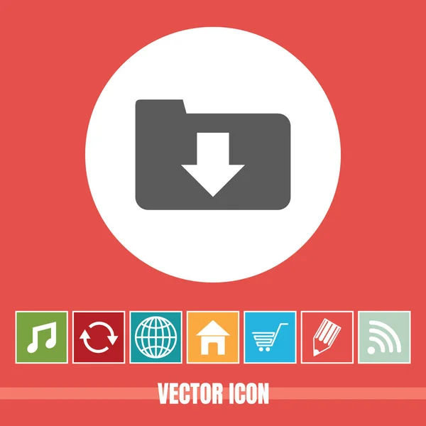 Muy Útil Vector Icono Descarga Con Iconos Bonificación Muy Útil — Vector de stock