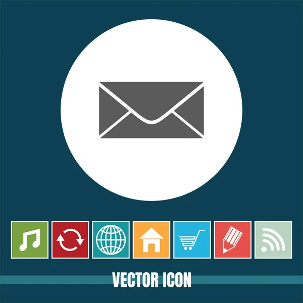 Sehr Nützliches Vektor Symbol Für Post Oder Umschlag Mit Bonussymbolen — Stockvektor
