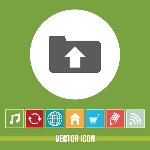 Sehr Nützliches Vektor Icon Zum Hochladen Mit Bonussymbolen Sehr Nützlich — Stockvektor
