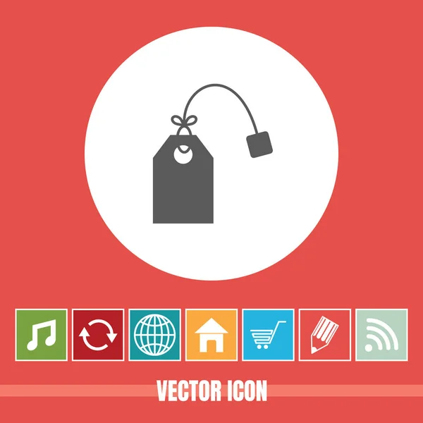 Very Useful Vector Icon Tea Bag Bonus Icons Very Useful — Stock Vector