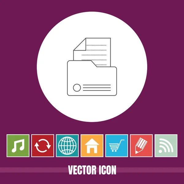 Muy Útil Vector Line Icono Correo Con Iconos Bonificación Muy — Vector de stock