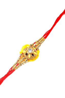 Geleneksel Hint bilezik aramalar Rakhi, kardeş Ties üzerinde kardeşler bilek Rakshabandhan bir Ocassion üzerinde