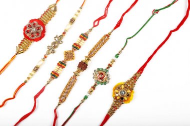 Geleneksel Hint bilezik aramalar Rakhi, kardeş Ties üzerinde kardeşler bilek Rakshabandhan bir Ocassion üzerinde