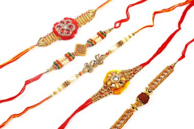 Geleneksel Hint bilezik aramalar Rakhi, kardeş Ties üzerinde kardeşler bilek Rakshabandhan bir Ocassion üzerinde