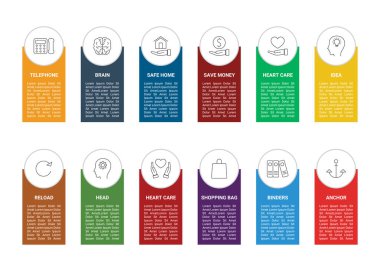 Web Hattı Simgelerini Web Sitesi, Uygulama ve Yazılım Tasarımı için 12-12 Karıştır.