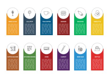 Web Hattı Simgelerini Web Sitesi, Uygulama ve Yazılım Tasarımı için 12-12 Karıştır.