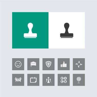 Bonus Simgeli Yaratıcı Kauçuk Damga Simgesi.