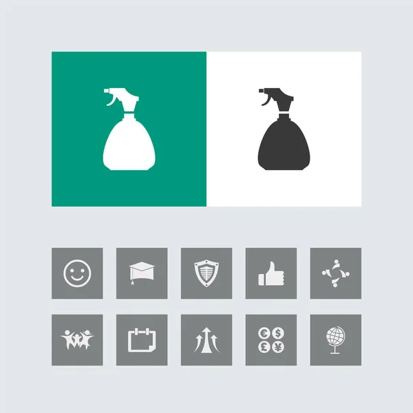 Icono Pulverizador Creativo Con Iconos Bonificación — Archivo Imágenes Vectoriales
