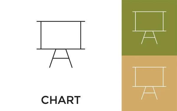 Επεξεργάσιμο Διάγραμμα Παρουσίασης Λεπτή Γραμμή Εικονίδιο Τίτλο Χρήσιμο Για Mobile — Διανυσματικό Αρχείο