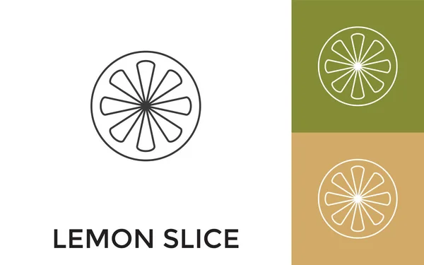 Icona Lemon Thin Line Modificabile Con Titolo Utile Applicazioni Mobili — Vettoriale Stock