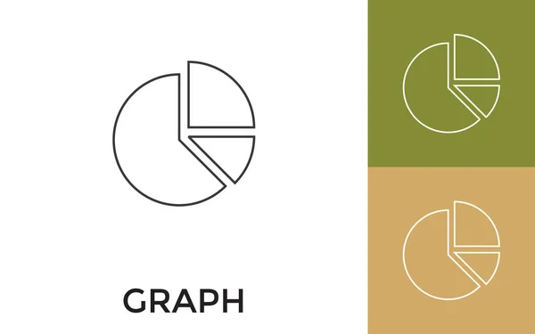 Graphique Modifiable Icône Ligne Mince Avec Titre Utile Pour Les — Image vectorielle