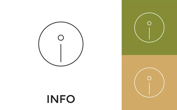 Información Editable Icono Línea Delgada Con Título Útil Para Aplicaciones — Archivo Imágenes Vectoriales