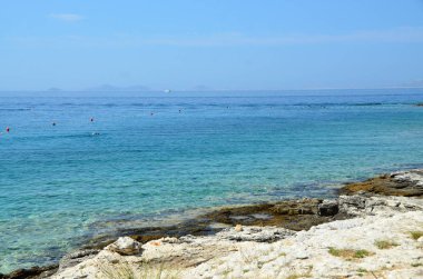 Hırvat kıyıdan Adriyatik Denizi,