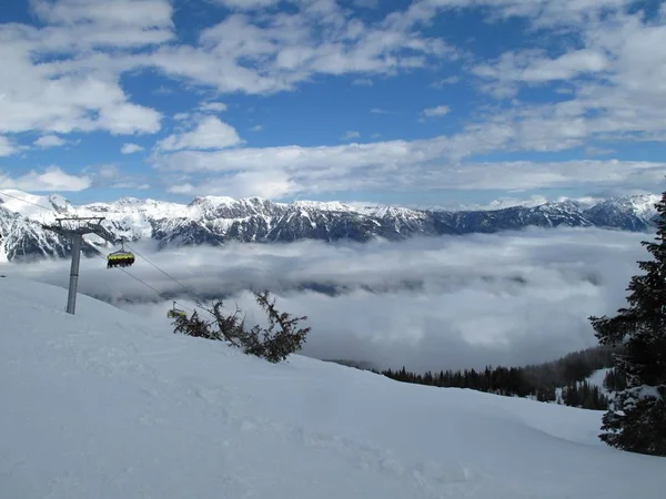 Blick Auf Die Winterberge Schladming Dachstein — Stockfoto