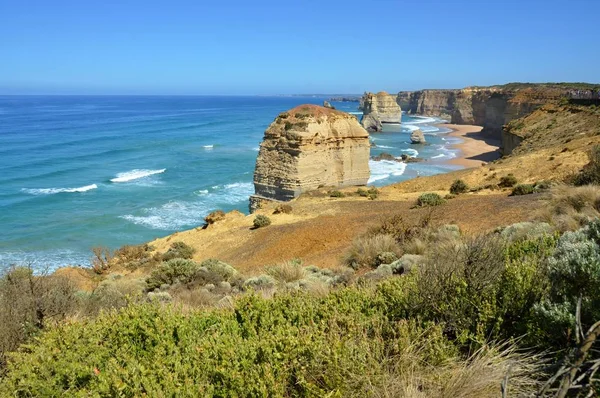 Uitzicht Zee Van Apostelen Met Uitzicht Australië Victoria — Stockfoto