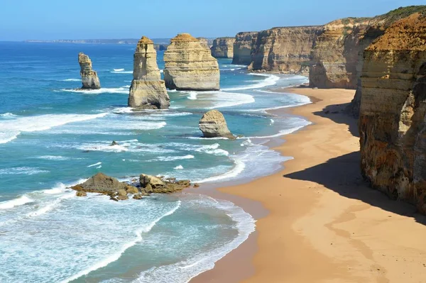Uitzicht Zee Van Apostelen Met Uitzicht Australië Victoria — Stockfoto