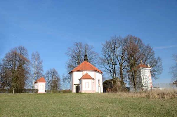 Die Historische Kapelle Von Loreta Alt Hroznatov — Stockfoto