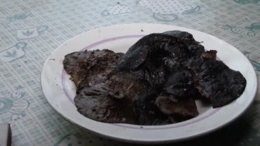 Eski masada doğal orman mantarları