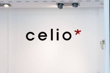 Milan, İtalya - 29 Mayıs 2018: Celio logo ve işareti.