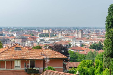 Panorama Bergamo, İtalya.