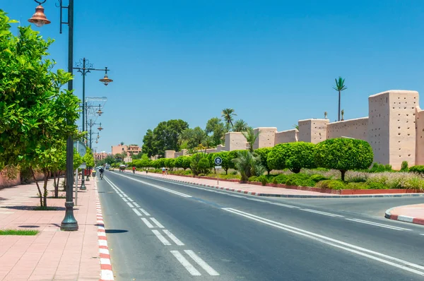 Boulevard Yarmouk Marrakech Marrocos — Fotografia de Stock