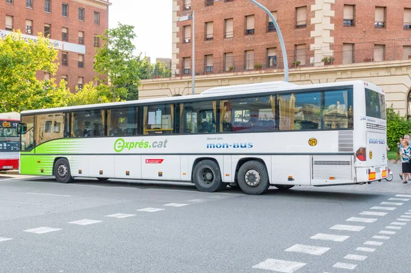 Barcelona España Junio 2018 Autobús Expres Cat Barcelona — Foto de Stock