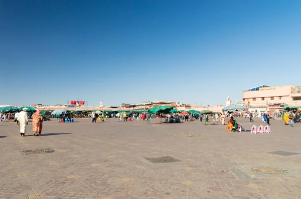 摩洛哥马拉喀什 2018年6月3日 Jemaa Fnaa 二乘在 Ramdan — 图库照片