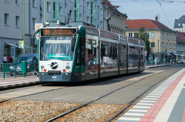 Potsdam Německo Srpna 2018 Tramvajová Hromadná Doprava Postupimi — Stock fotografie