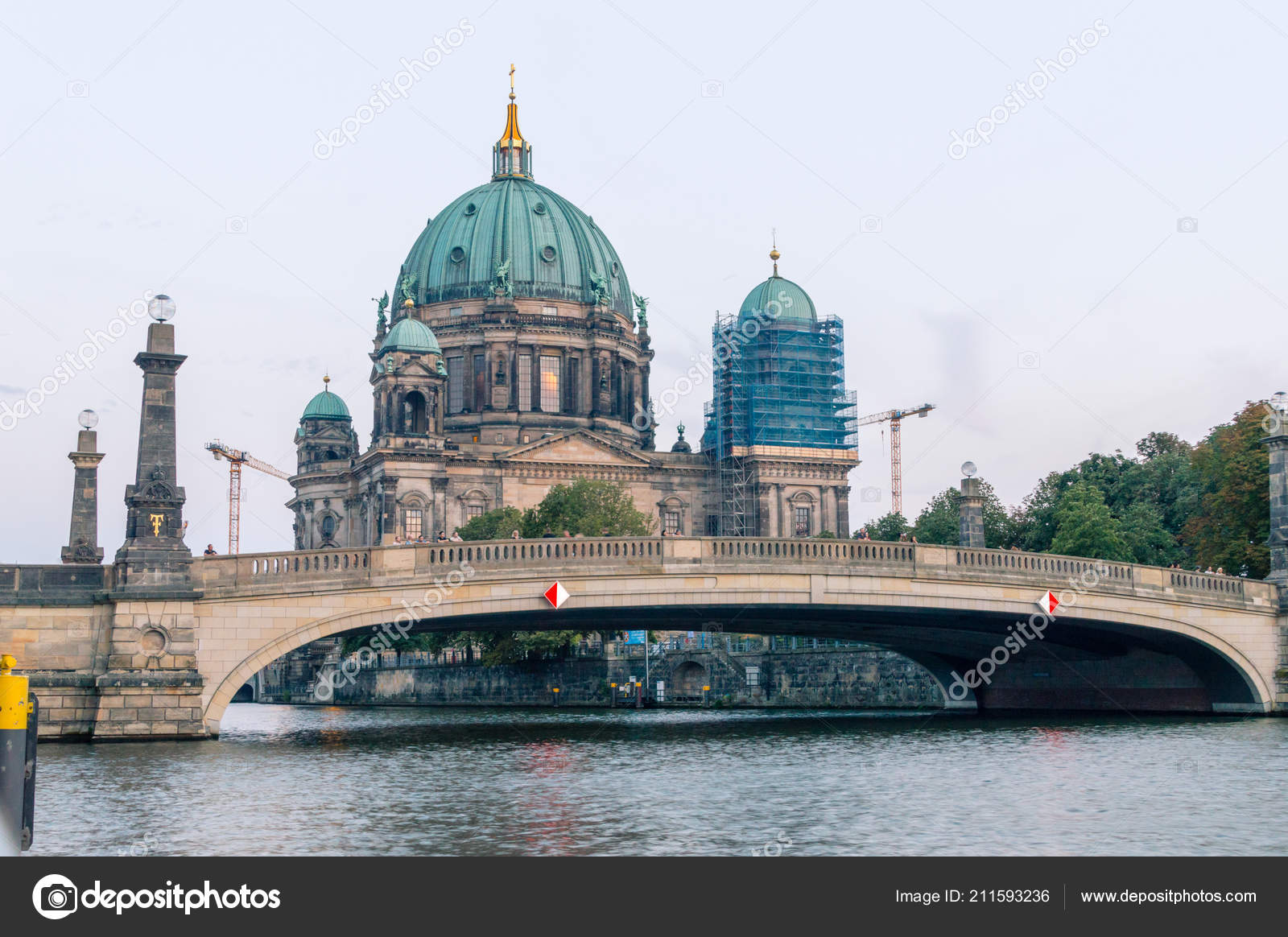 Berlin Allemagne Août 2018 Pont Friedrichs Brucke