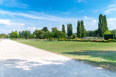 Potsdam, Almanya - 17 Ağustos 2018: Potsdam, Lustgarten park.