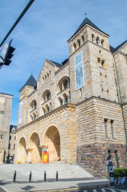 Poznan, Polonya - 19 Ağustos 2018: Zamek bina kültür merkezi.