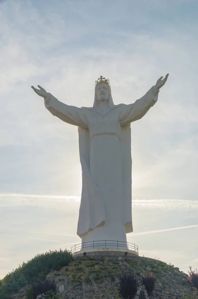 Swiebodzin Polônia Agosto 2018 Uma Das Mais Altas Estátuas Jesus — Fotografia de Stock