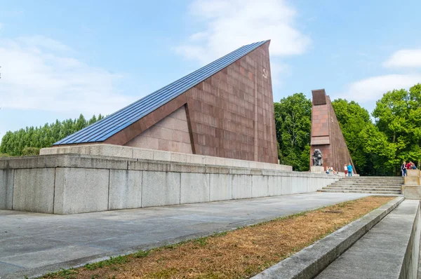 Berlino Germania Agosto 2018 Memoriale Guerra Sovietico Treptower Park — Foto Stock