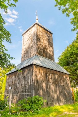 Mezarlığı ve kapı-çan Wislina, Polonya.