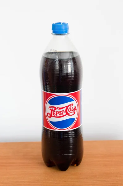 Pruszcz Gdanski Lengyelország Augusztus 2018 Pepsi Cola Retro Műanyag Palackban — Stock Fotó