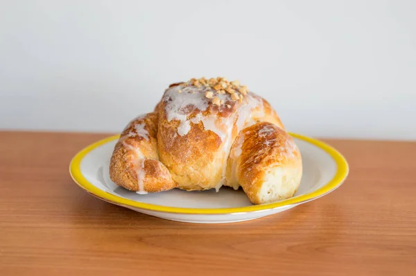 Croissants Tradicionales Polacos San Martín Conocidos Polonia Como Swietomarcinski Rogal — Foto de Stock