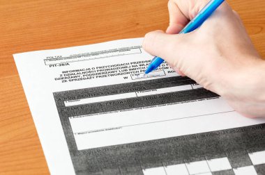 Dolum Lehçe peper vergi formu Pit-28/A.