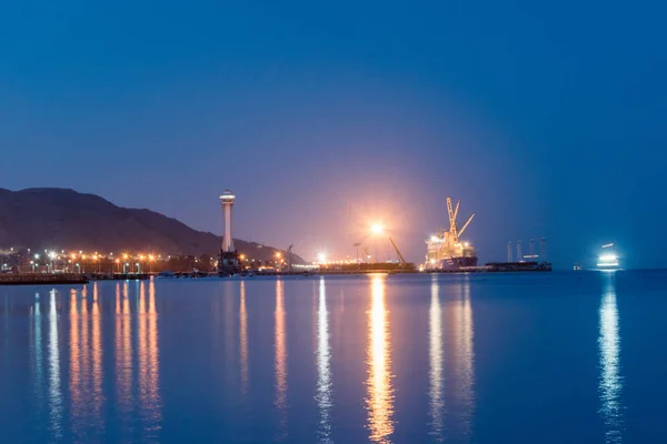 Puerto Aqaba Por Mañana Temprano — Foto de Stock