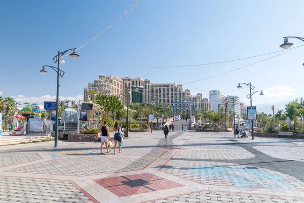 Eilat Hananya Beach Boardwalk.