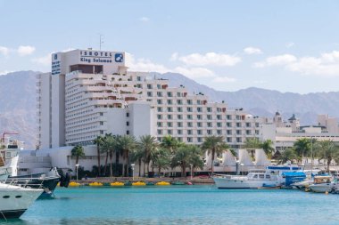 Isrotel King Solomon hotel Yat Limanı görünümünü.