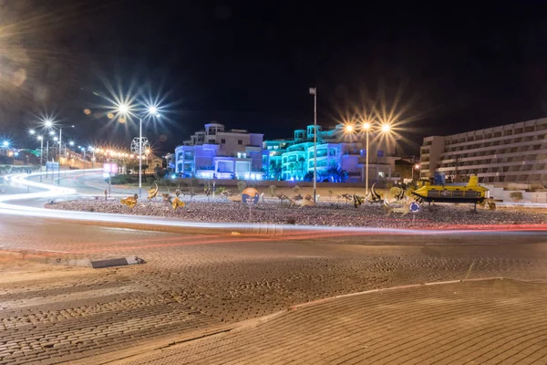 Praça do Mar Vermelho à noite . — Fotografia de Stock