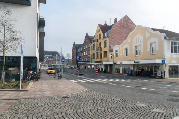 Strada Ostergade vicino al centro commerciale di Borgen . — Foto Stock