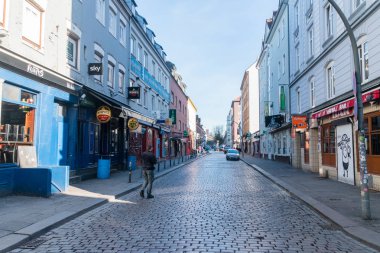 Hamburg 'un St. Pauli semtinde Friedrichstrasse.