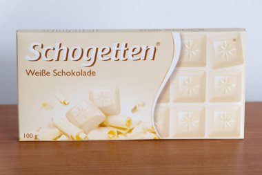 Schogetten beyaz çikolata.