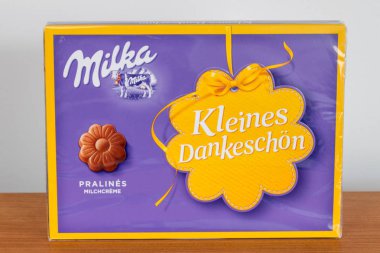 Almanya konumundan Milka tarafından pralines.