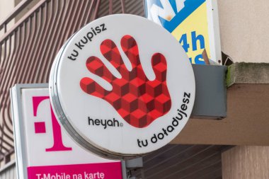 Heyah logosu. Heyah bir ödeme-as-you-go GSM markası.