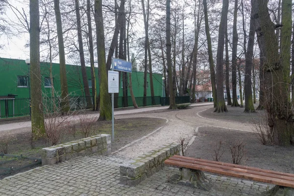 Парк польской национальной героини Инки в облачный день . — стоковое фото